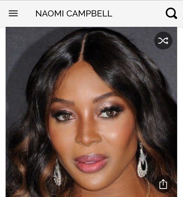 Happy birthday to this great model/activist.  Happy birthday to Naomi Campbell 