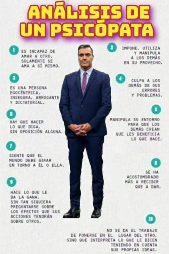 Yo pongo la coletilla:
ANÁLISIS DEL MAYOR HDLGP DEL REINO DE ESPAÑA.
Buenos días ESPAÑOLAZOS!!!😘
Feliz domingo.
#SoloQuedaVox 💚🇪🇦