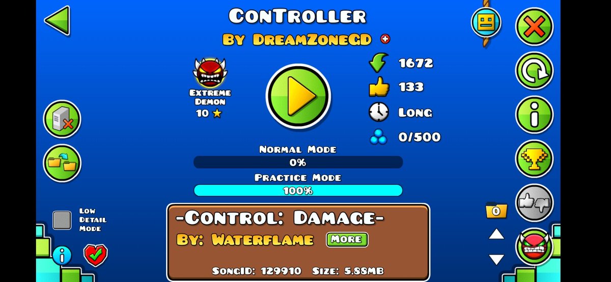DreamzoneX's tweet image. LETS GOOOO CONTROLLER GOT RATED!!!! THX SO MUCH TO ROBTOP AND THE MODS!! I'M SO HAPPY RIGHT NOW