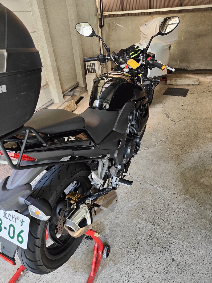 ssr_749s's tweet photo. オイル交換と洗車終わったんで、ちょっと走るか🏍️

#symT2 https://t.co/RQeifdWgHE