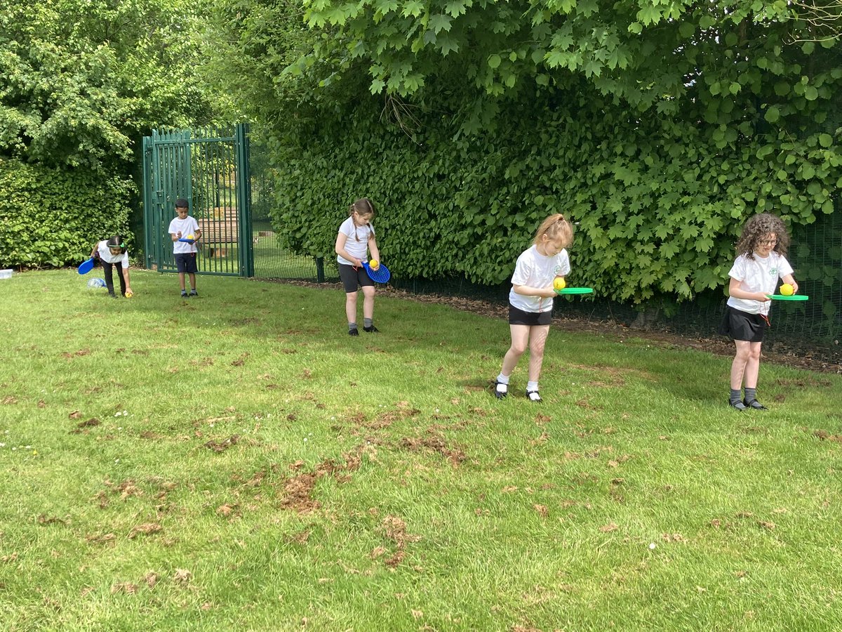 cwp_clyne's tweet photo. Fun in the sun practicing our ball skills and improving our hand : eye coordination 🎾 https://t.co/GfKBzVqPLH