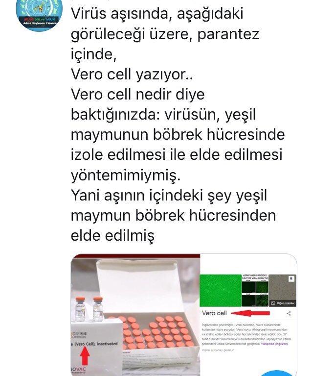 Aynı durum diğer aşılar içinde geçerli