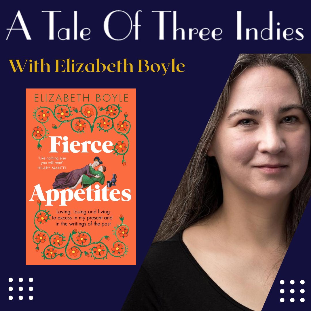 A perfect morning to stay in bed and listen to our chat with Elizabeth Boyle about Fierce Appetites. It went directions we didn't expect, but that's all the fun of it!
Soundcloud soundcloud.com/ataleofthreein…, Spotify  spoti.fi/2UecMkC &amp; Apple apple.co/3Miayqe