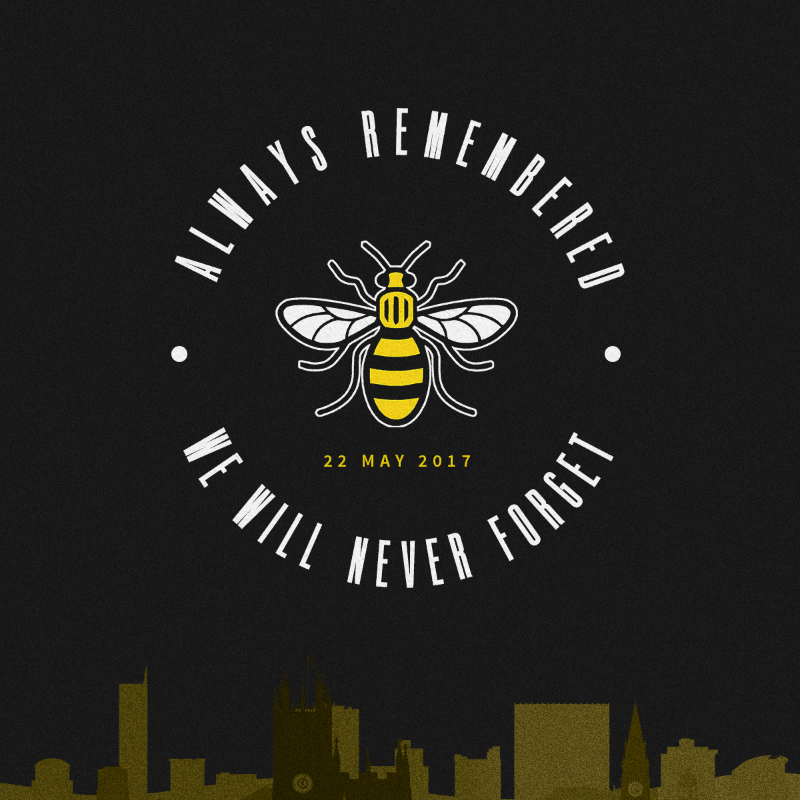 ManUtd's tweet photo. The Manchester worker bee will take pride of place on our away shirts this afternoon.

🐝 #ManchesterTogether 

#MUFC | #CRYMUN