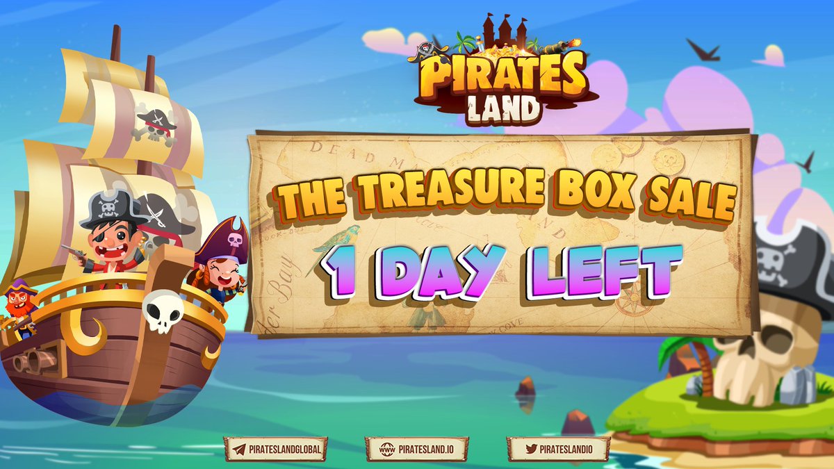 🌟 UPCOMING EVENTS ⚡️Get ready to explode with Pirates Land⚡️  
👋 C'mon Captians, 
❤️‍🔥 The following are the upcoming Pirates Land events. Check it out 💥
#Piratesland #TreasureVerse #PLT #Boxsale