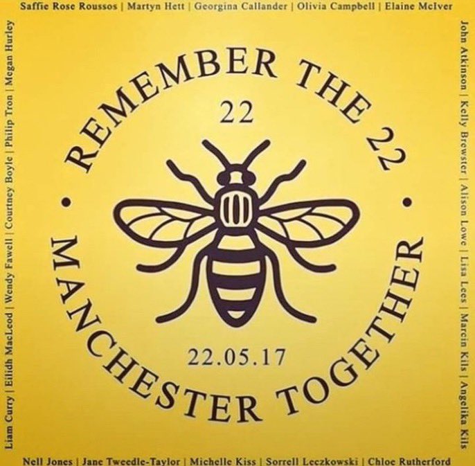 RLong_Bailey's tweet photo. Today we remember the victims of the Manchester Arena bombing. All our love and thoughts are with their families and loved ones. 
 #ManchesterRemembers https://t.co/x1q7ZRL24D