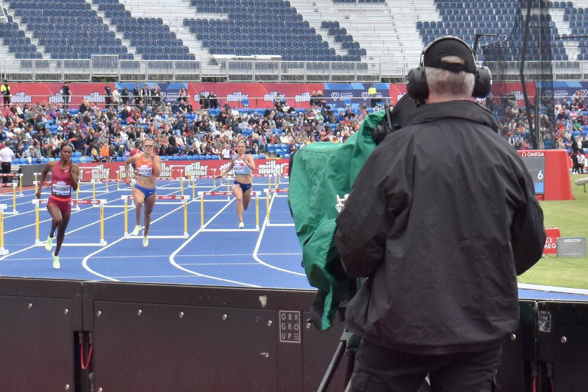 stevechalles's tweet photo. 4. Saturday’s #DiamondLeague Athletics at the new Alexander Stadium in #Birmingham - covered by @NEP_UKI OB team for Host / BBC Sport supported by #Motocam
#outsidebroadcast #NEPUKI @GraemeHolmes1 https://t.co/dU5mGMPYEX