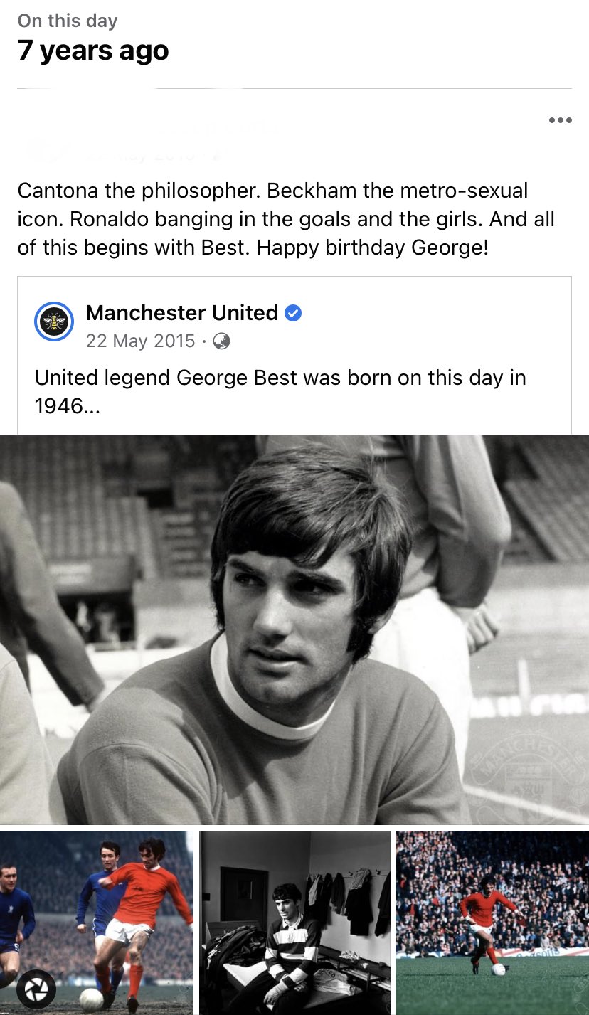 I wrote a good tribute happy birthday George Best! 