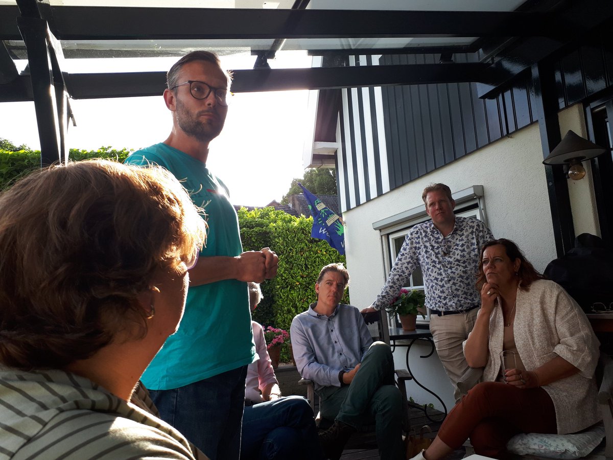 Afscheid van Arjan Kraijo, Arie van t Zelfde en Jan de Kok. Dank voor de fijne samenwerking! #CDA #Alblasserdam