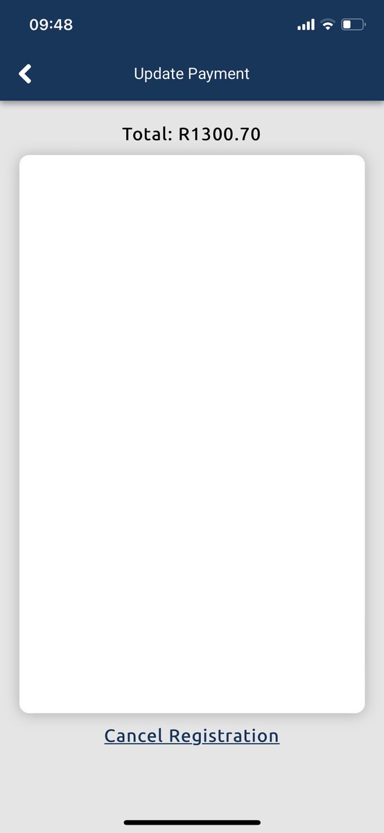 Dimakatsom13's tweet photo. @picknpayasap your update payment page is not working, I am unable to checkout. https://t.co/m0DLnr2GDc
