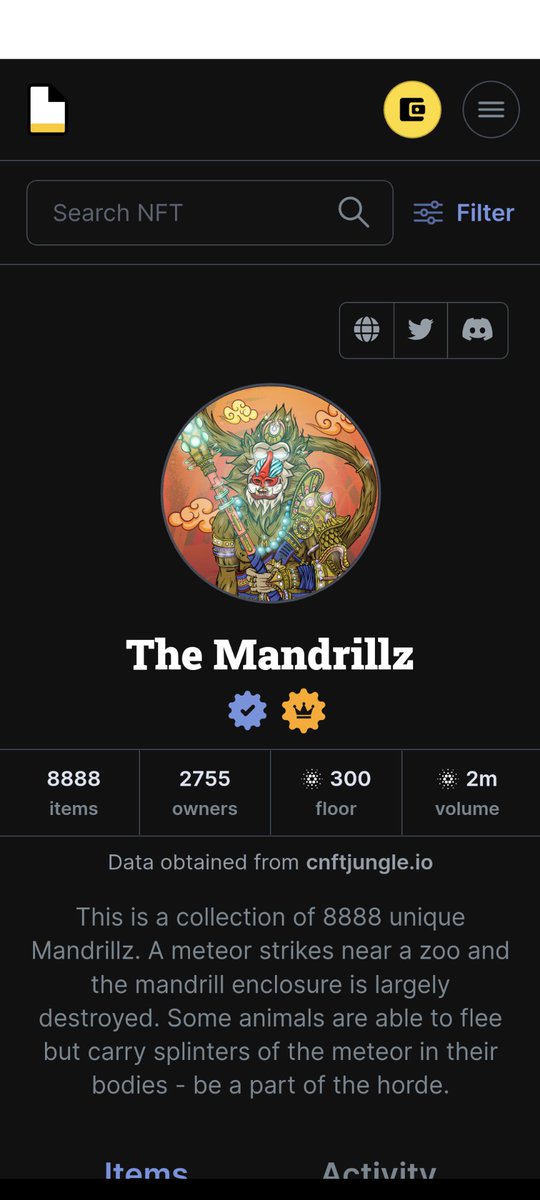 TheMandrillz's tweet photo. Respect Broooars - another milestone achieved!

2 million Ada trading volume 🔥🔥🔥 https://t.co/oVyyRO4CXo