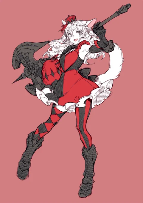And it's off with your head~
#FFXIV 
