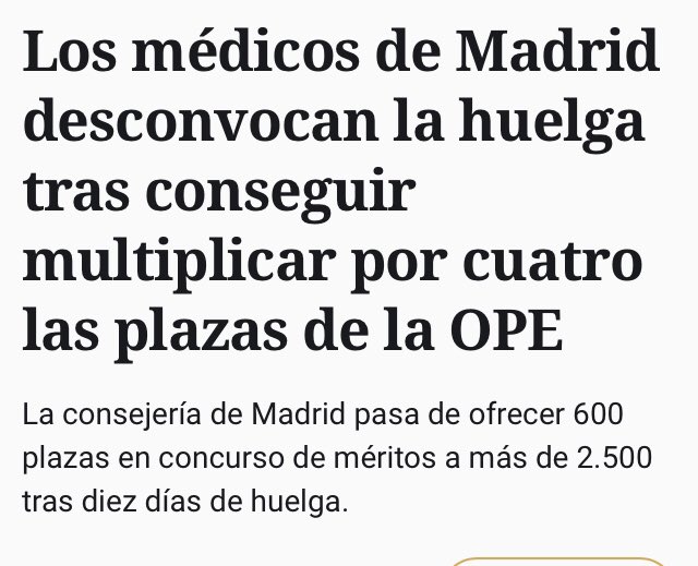 Para qué valen las huelgas.
