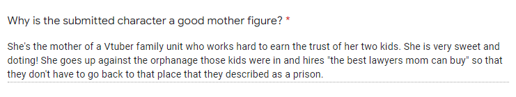 Today’s good mom is Ritsu from A3! (SSR Family)! The reason she is a good mother is in an attached screenshot, as it was long and I couldn't really paraphrase it like I normally do for long responses!

(Submitted by <a href="/sakusettsu/">settsu</a>!)