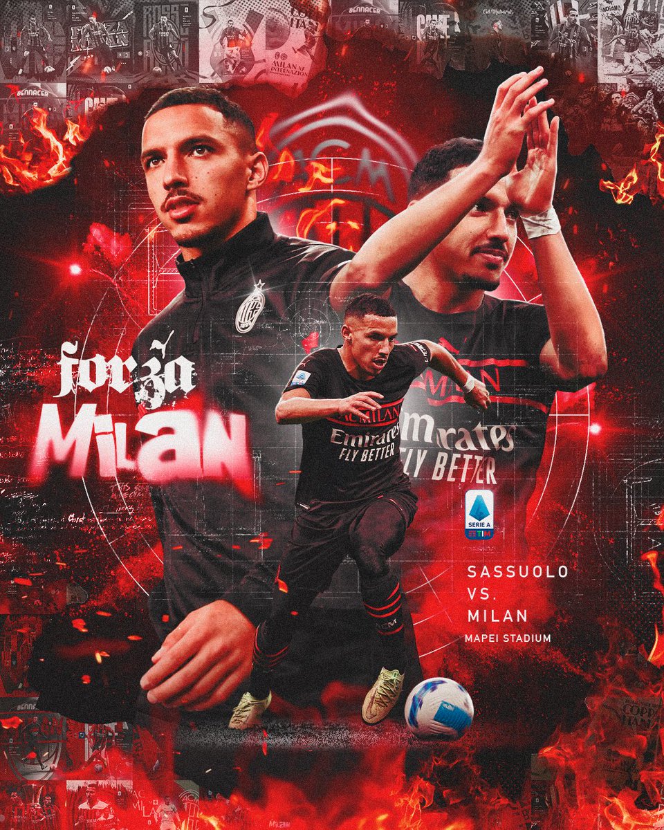 IsmaelBennacer's tweet image. Per la storia, per il popolo rossonero.