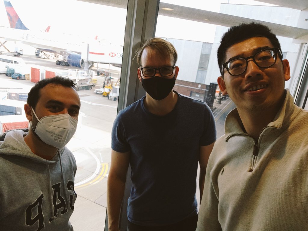 On our way to ICRA in Philly. You can find our multi-camera presentation on Thursday 10:50 ThA20.09, and have a chat at poster session afterwards. <a href="/mcamurri_phd/">Marco Camurri</a> <a href="/dwisth/">David Wisth</a> 
youtu.be/cLWeAT72e0U