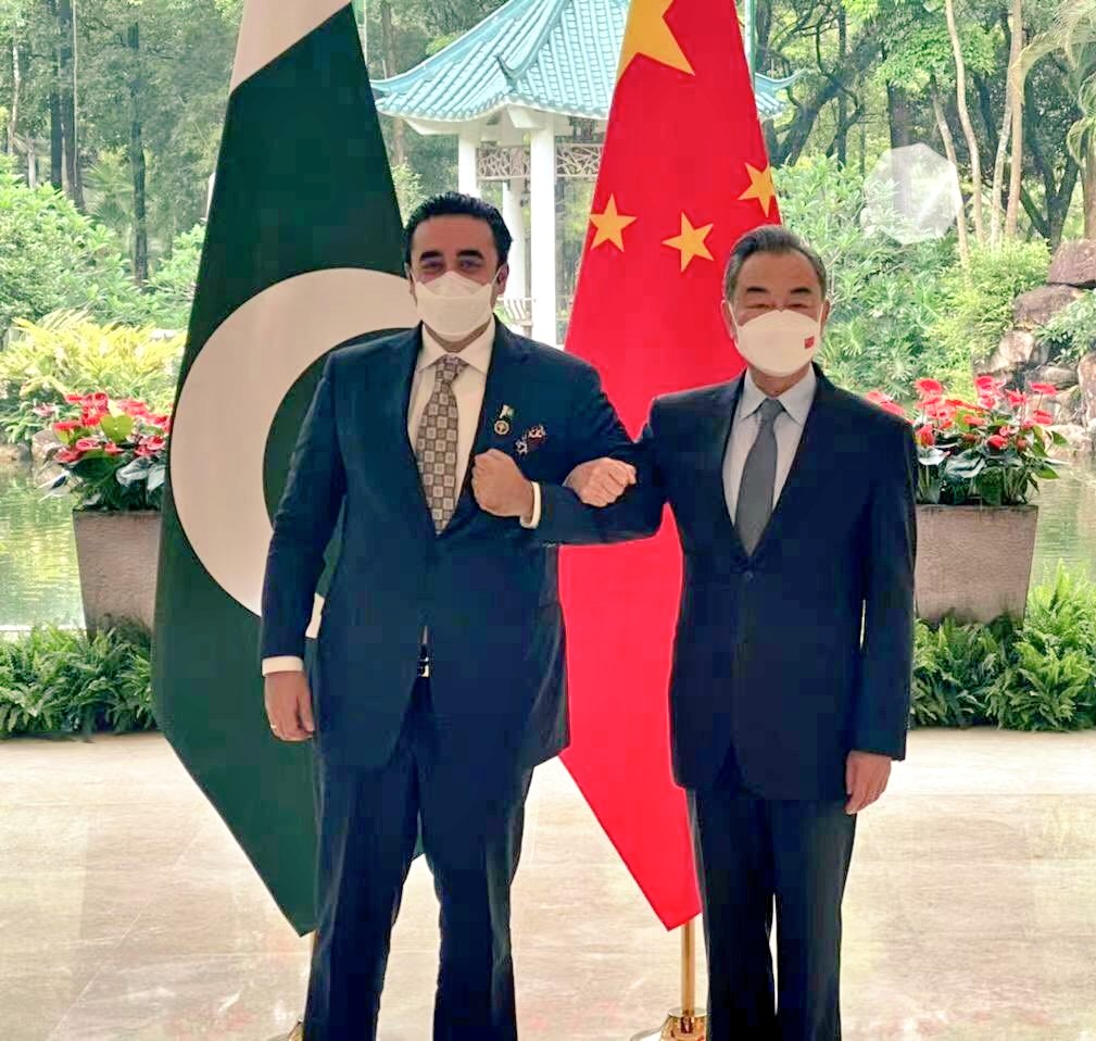 #Pakistan #Peoples #Party Chairman and #Foreign #Minister @BBhuttoZardari is holding talks with his #Chinese counterpart Wang Yi.
#pakchinafriendship