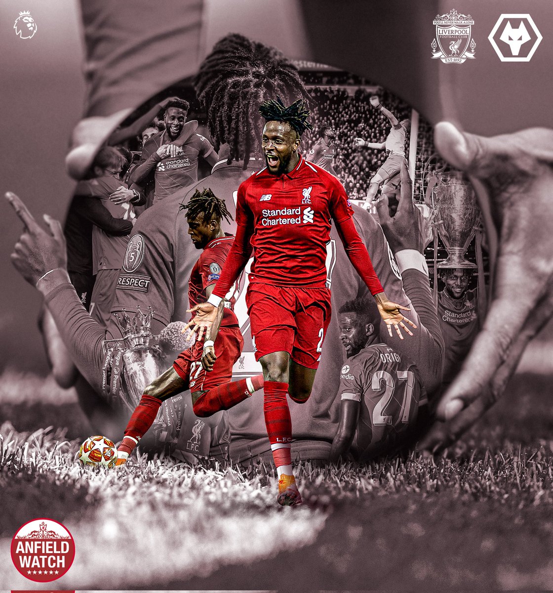 Lynmatheka's tweet photo. One last dance for @DivockOrigi at Anfield. Whatever happens today, I'm proudly a #LiverpoolFC #YNWA #Koppite diehard. https://t.co/uT9fnAU6Cp