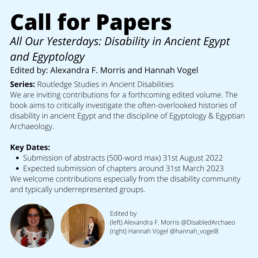 Disability in Ancient Egypt tweet media