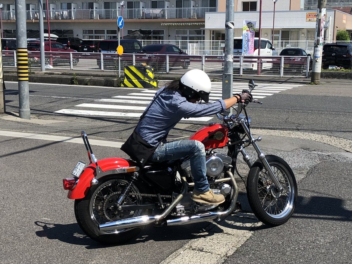 mytk716's tweet photo. バイクが小さい気がする？！
#ハーレーダビッドソン 
#スポーツスター https://t.co/RCoKsaxl9b