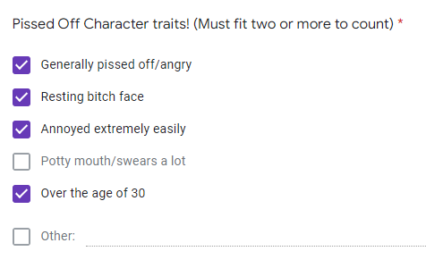 Today's Pissed Off Character of the day is Chamber from Valorant!

(Submitted by <a href="/roolouie/">shay</a>!)
(Does the Dog Die article for the game can be found here doesthedogdie.com/media/855150.)