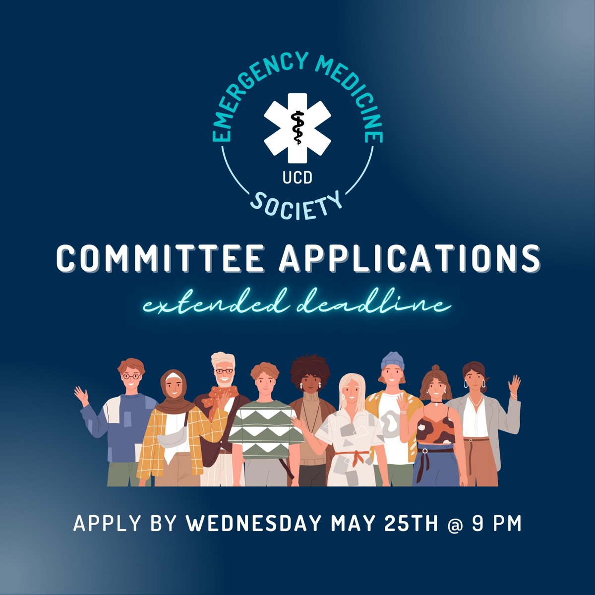 We've extended our committee application deadline until Wednesday May 25th! You can find out more about each available position and apply using this link: forms.gle/FyqXfzH45cQqak… Good luck to everyone applying!