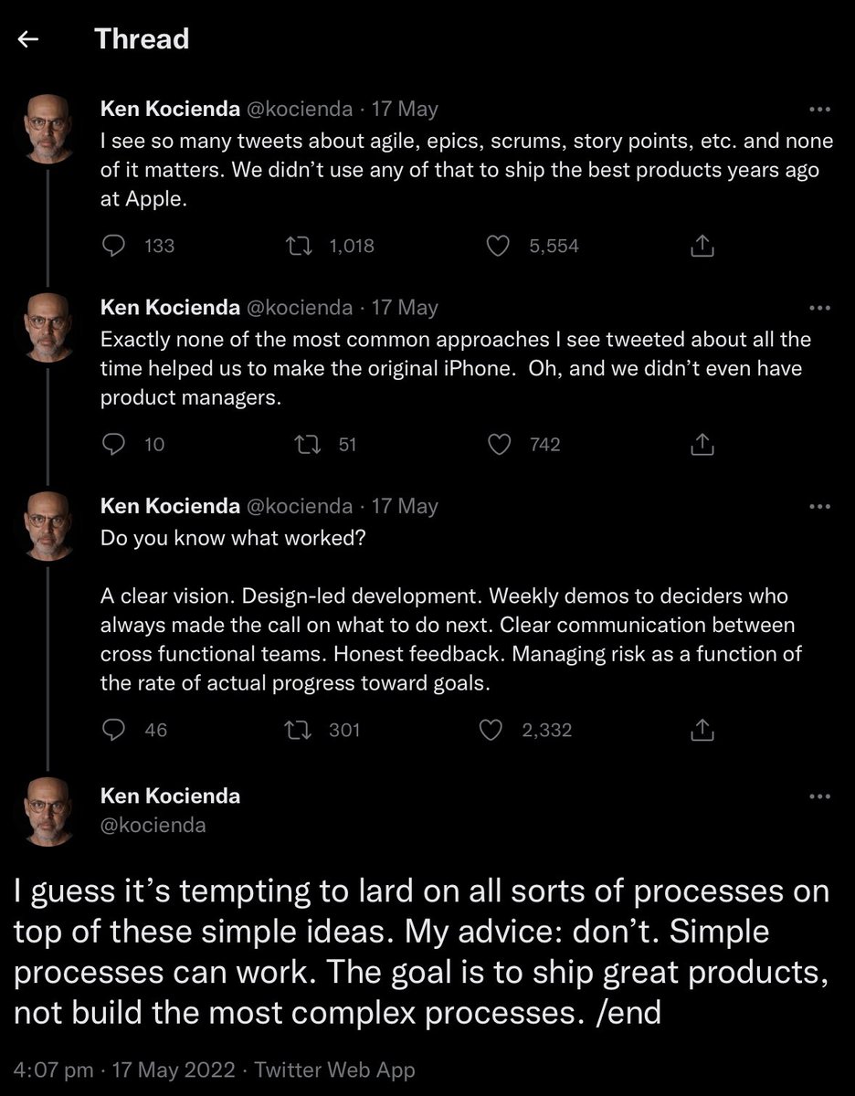 This. Focus on things that matter.