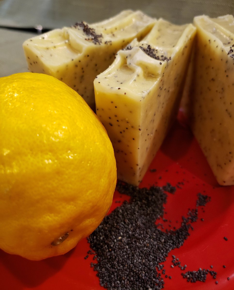 libertysoap's tweet photo. Lemon Poppyseed Soap, Poppy Seed Exfoliant Soap, Large Bar Soap, Essential Oil Soap, Hand-Crafted Soap, Cocoa Butter Soap, Vegan Soap https://t.co/2f6GUP0PIZ ##Handwashing #facialcare #Mensgrooming #LibertyBathAndBody #skincare ##WashYourHands #BodyProduct https://t.co/XTM13qPAIq