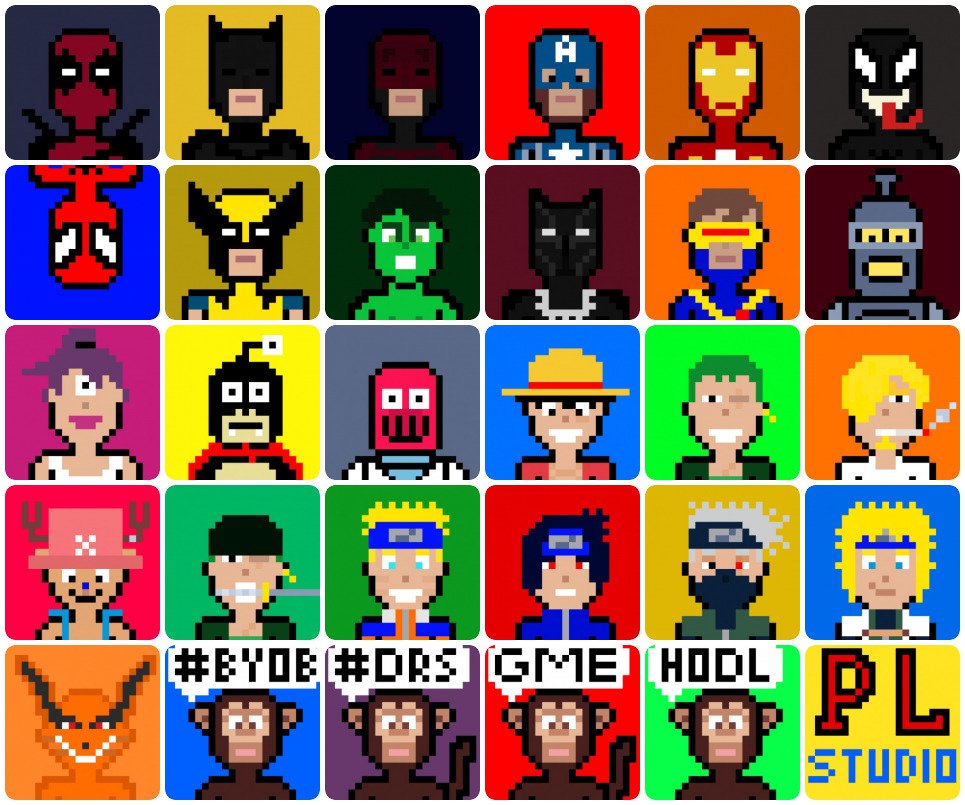 StudioPixeloop's tweet photo. Pixeloop Collection. Only on @loopringorg https://t.co/wnU6FlHnC1