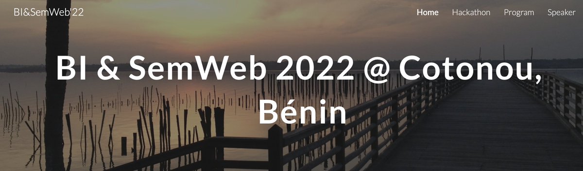 BISemWeb's tweet image. On prépare notre site web pour notre évènement annuel #BI et #WebSemb qui aura lieu cette année dans la superbe ville de #Cotonou. #Bisemweb22 #ai4africa #AI #BI
