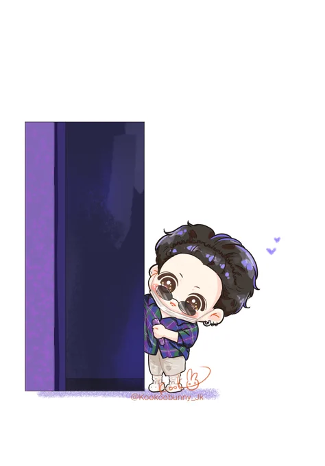 꾸꾸 까꿍🐰

📷@peachcrush_jk💜
#정국 #JUNGKOOK 
#JK #BTS #btsfanart 
@BTS_twt 