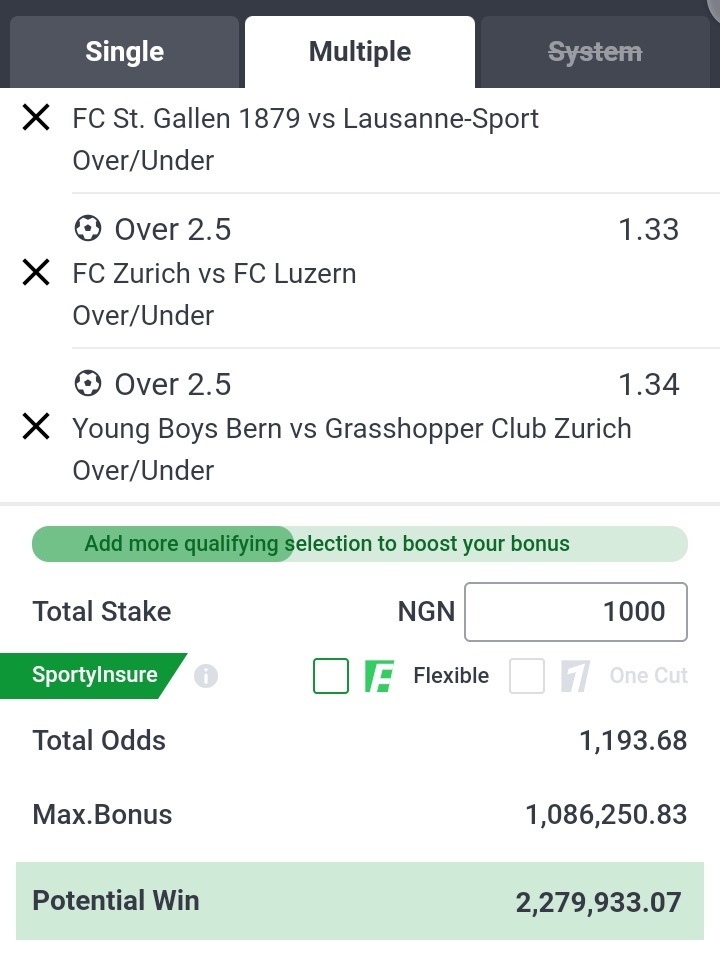 mr_adetips's tweet image. 1K odds on Sportybet 💥💥💥

100 to win 1M 💥💥💥

Bet code and edits have been posted on my telegram channel 👉🏾 t.me/joinchat/RQX9c…