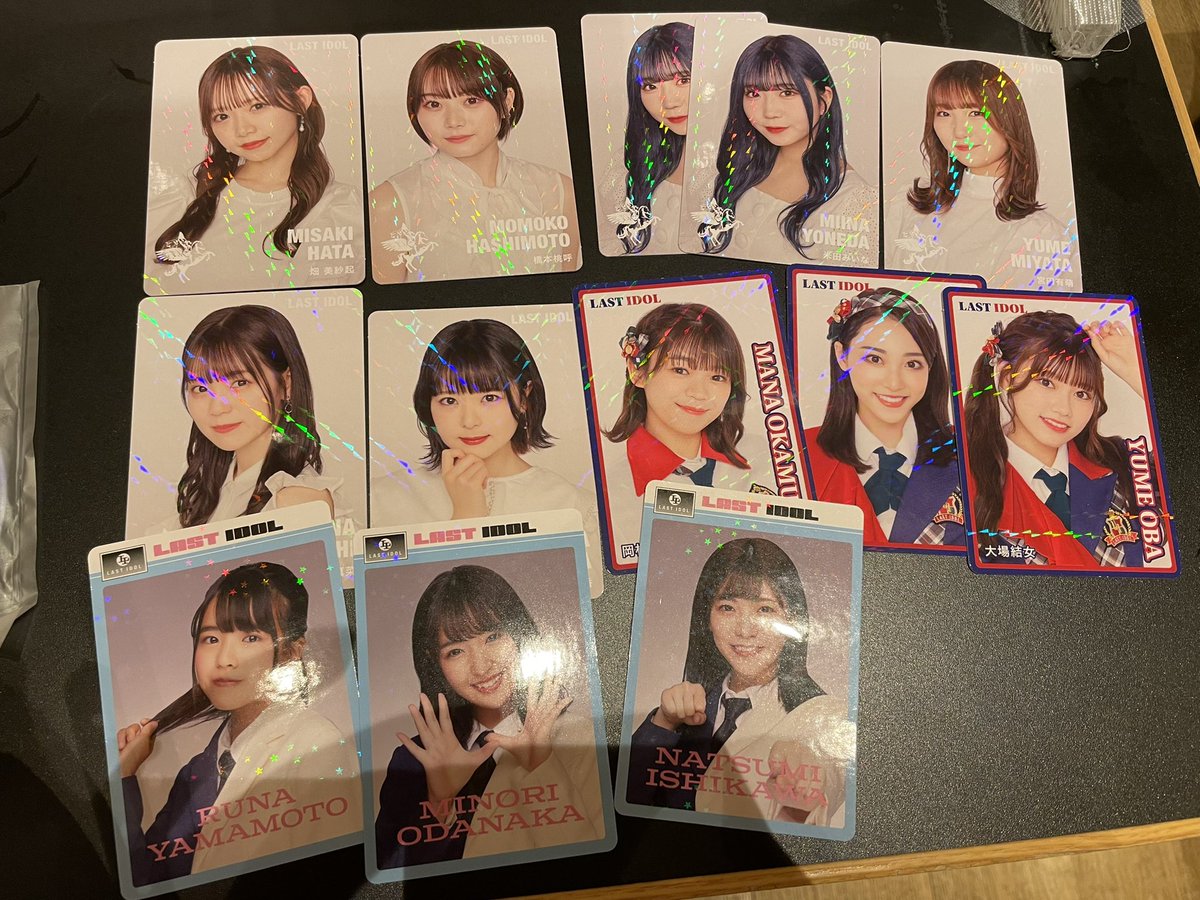 ラストアイドル ラスアイ 大場結女 入場特典 直筆メッセージ 4周年