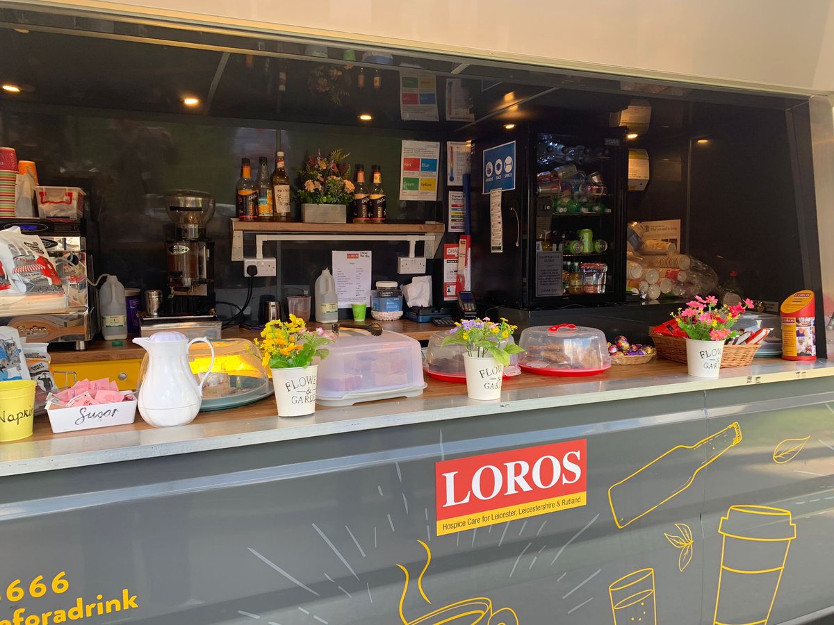 LOROSHospice's tweet photo. Pop down to the Botanical Gardens in Oadby today - and grab a delicious coffee, tea or cold drink from our van! It all helps support our patient care 💕🌟 https://t.co/mFkoTc5Kfl