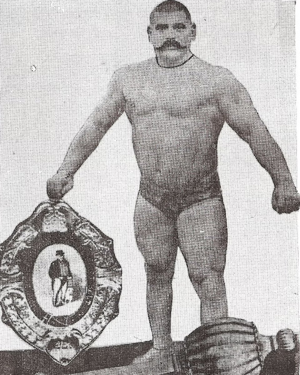 So if you're wondering what sort of man gets a Google Doodle for his birthday 144 years after the fact just for being a WRESTLER, well now you know.This sort of man. Superman.And his name is Gama.