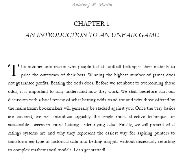 MartinOnData's tweet image. I am preparing a step-by-step guide to building reliable rating systems for football betting.

And I am also sharing everything for free.

Retweet if you would like to receive Chapter 1: An Introduction to an Unfair Game

Credits for the idea and the data go to @12Xpert