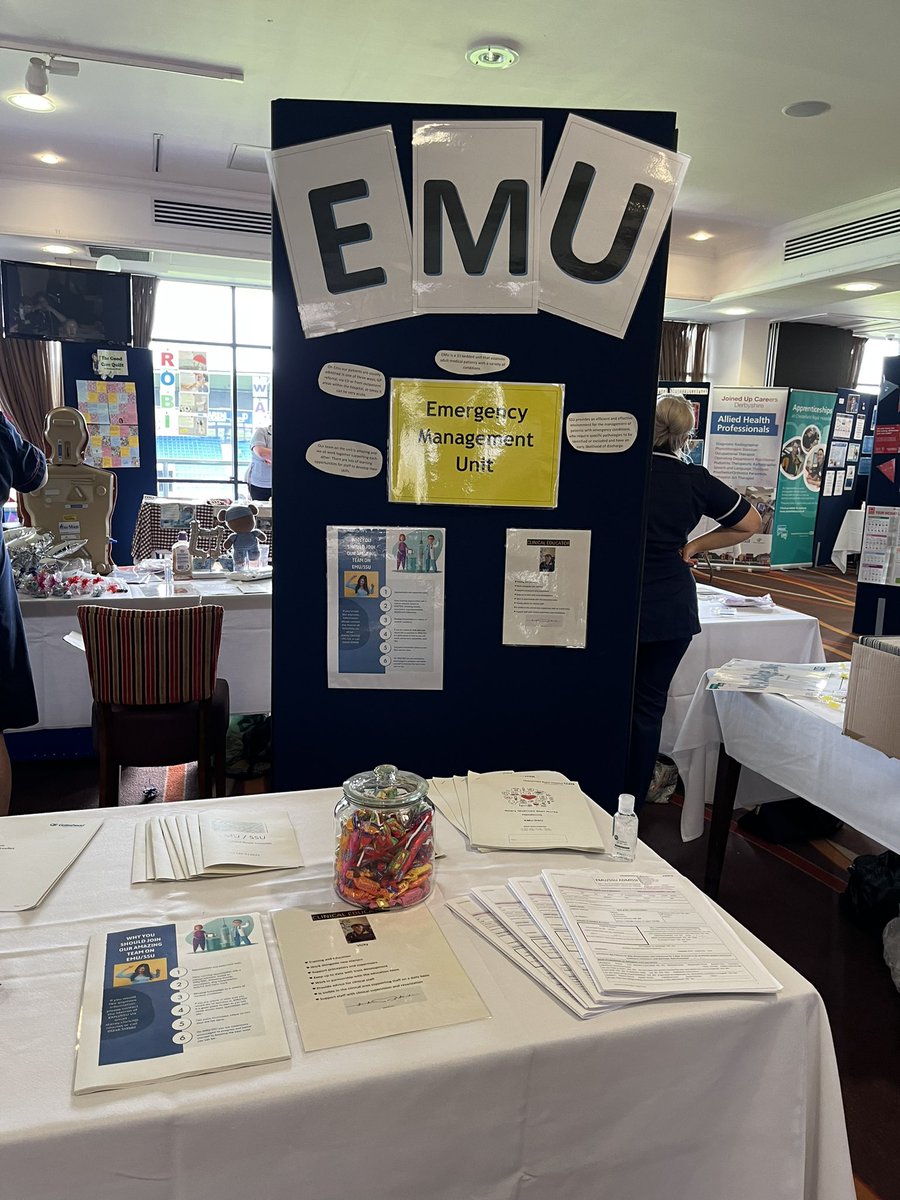 emu_cdu's tweet photo. @royalhospital open day, come pay us a visit, we are next to our friends @AcuteFrailtyCRH https://t.co/RcF0v4I6a0