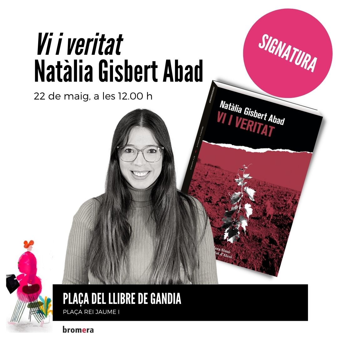 🎉 En una estoneta <a href="/nataliagisbert/">Natalia Gisbert</a> estarà signant #ViiVeritat 🍷 a la <a href="/placadelllibre/">Plaça del Llibre</a> de #Gandia. Podreu trobar-la a partir de 12 hores. Us esperem!

📚❤️