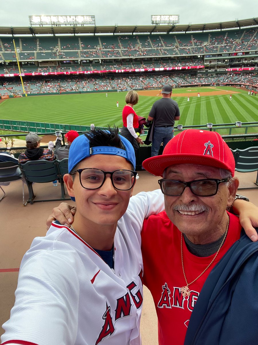 AnaheimBauer's tweet photo. Great day, great game. Baseball brings people together, it creates memories of a life time. Love my dad! Let’s Go Angels!!! https://t.co/BIGg61xyxn