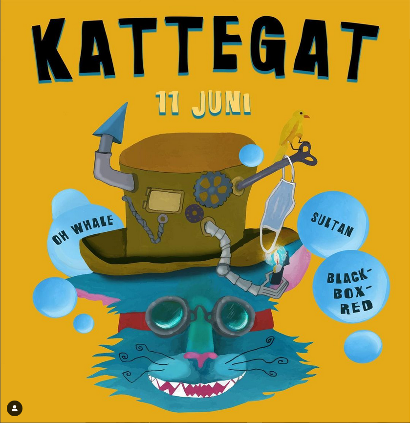 SHOW ANNOUNCE | playing Kattegat festival 11.06.2022 🐱 excited to go out and make some noise again! 💥 #kattegat #zwolle #gig #grunge #tourlife #duo #fender #pearldrums