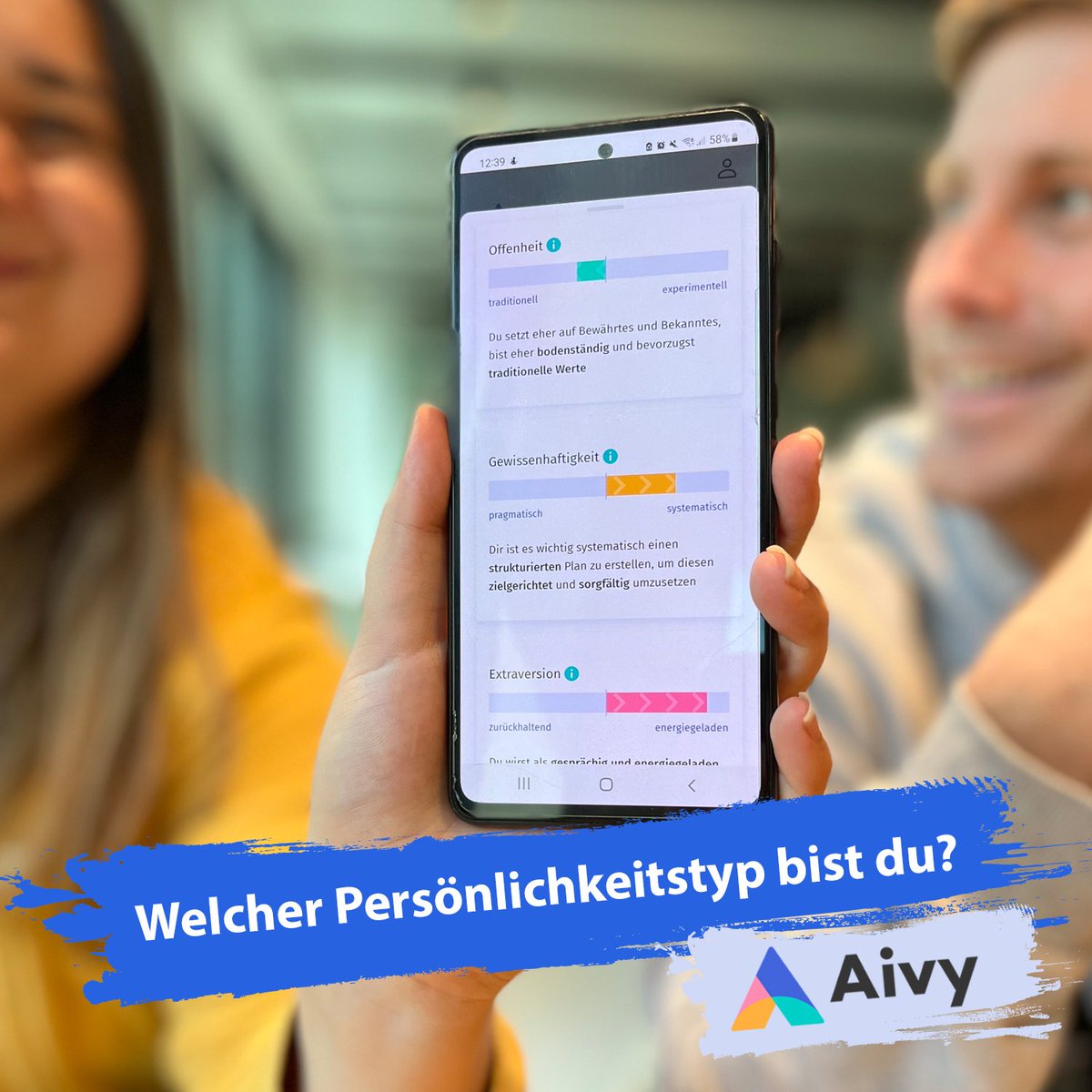 Welcher #Personality Type bist du? 🤔 
Lass uns gemeinsam herausfinden, was deine #Persönlichkeit ausmacht und wie gut du dich selbst kennst in #Selbsterkenntnis. Unser Score ist da echt hoch - Das könnte daran liegen, dass wir uns beruflich mit #Selbstreflektion beschäftigen 😁