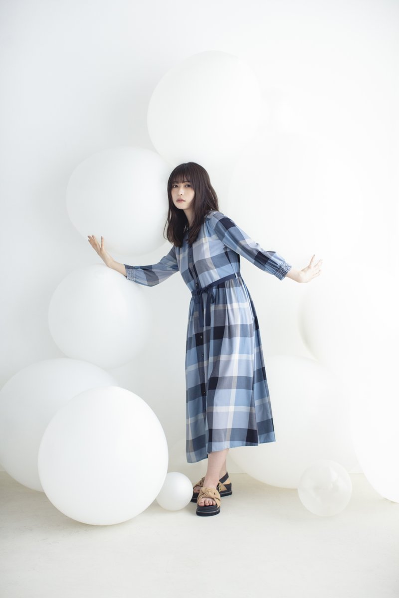 長濱ねるさんが素敵に着こなしてくれたのは、アイコンパターンの