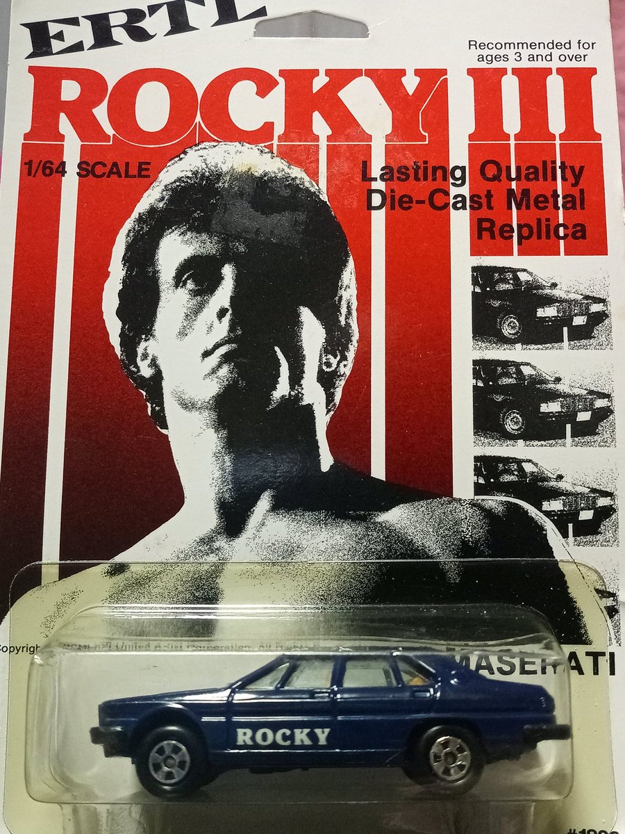 ERTL #ロッキー3 1980年型 #マセラティクワトロポルテ をパシャリ