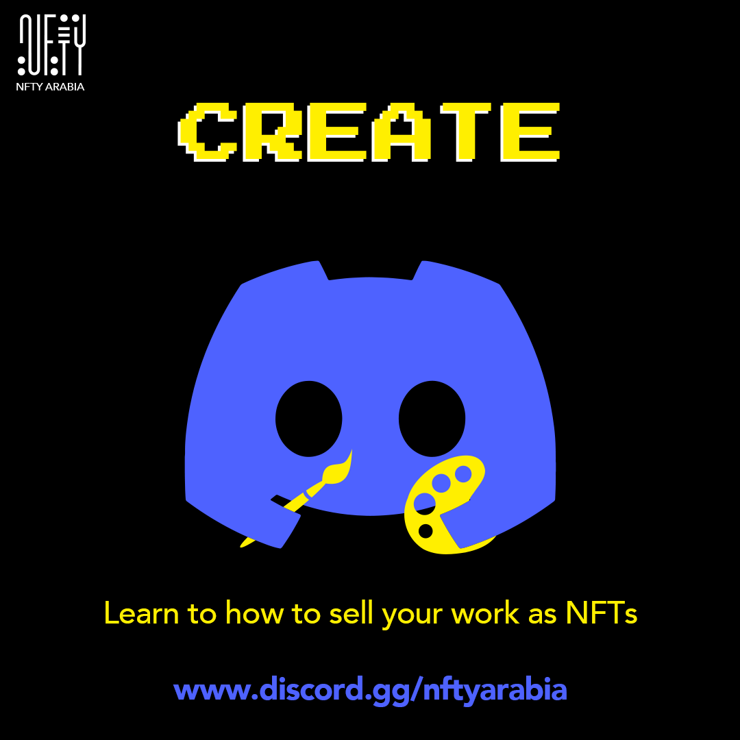NFTYArabia's tweet photo. 1/ Want to learn about NFTs, discuss the latest trends, and network with the degens of the MENA region?

The NFTY Discord server is for NFT noobs, creators, collectors and everything in between.
https://t.co/DVgWi2NTMy https://t.co/nm5h22UzAf