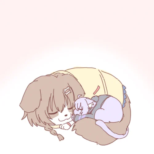 😌💤
#できたてころね 
#絵かゆ 
#おかころ 