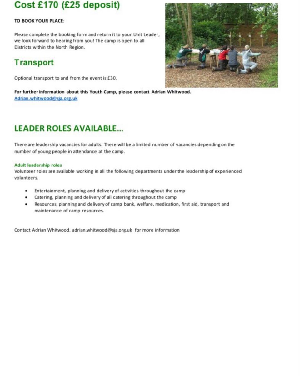 North Region Camps 🏕☀️