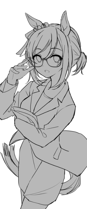 勢いで描いてる。 