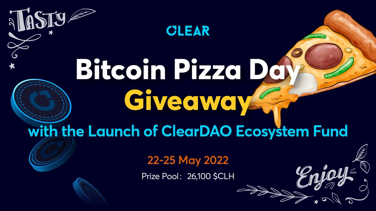 clear_dao's tweet photo. Steps to get a 522 $CLH #giveaway:

1️⃣ Follow  @clear_dao
2️⃣ Like &amp; quote this tweet using hashtag #GoClearDAO
3️⃣ Write down your ERC20 address

🏆50 random participants
📷25 May 2022 10:00 UTC

We will cherish this moment and everyone who supports ClearDAO💙 https://t.co/HV4u5Ovbst