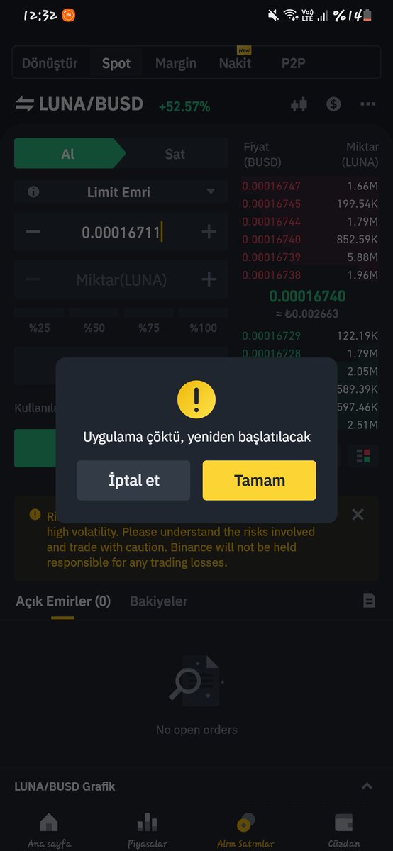 #Terra_Luna İlk Defa Böyle bir Sorunla Karşılaştım