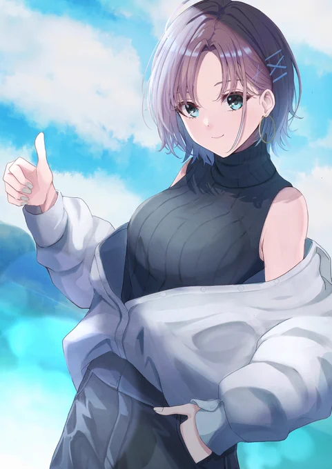 顔がいい浅倉を描きたかっただけの絵 